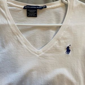 Ralph Lauren long sleeve white shirt